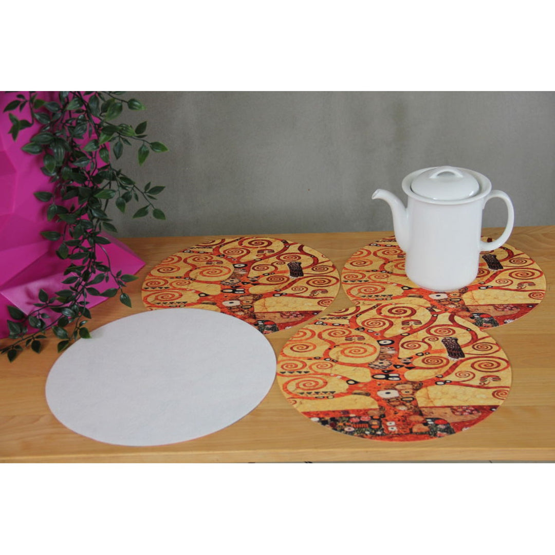 Set podmetača za stol Bertoni, 4 komada, okrugli, 33 cm, Artdeco