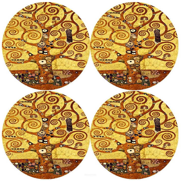 Set podmetača za stol Bertoni, 4 komada, okrugli, 33 cm, Artdeco