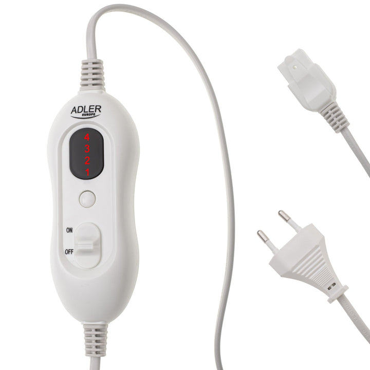 Adler lumbalni grijaći pojas, 4 postavke temperature, 100 W snage, LCD daljinski upravljač, AD 7437