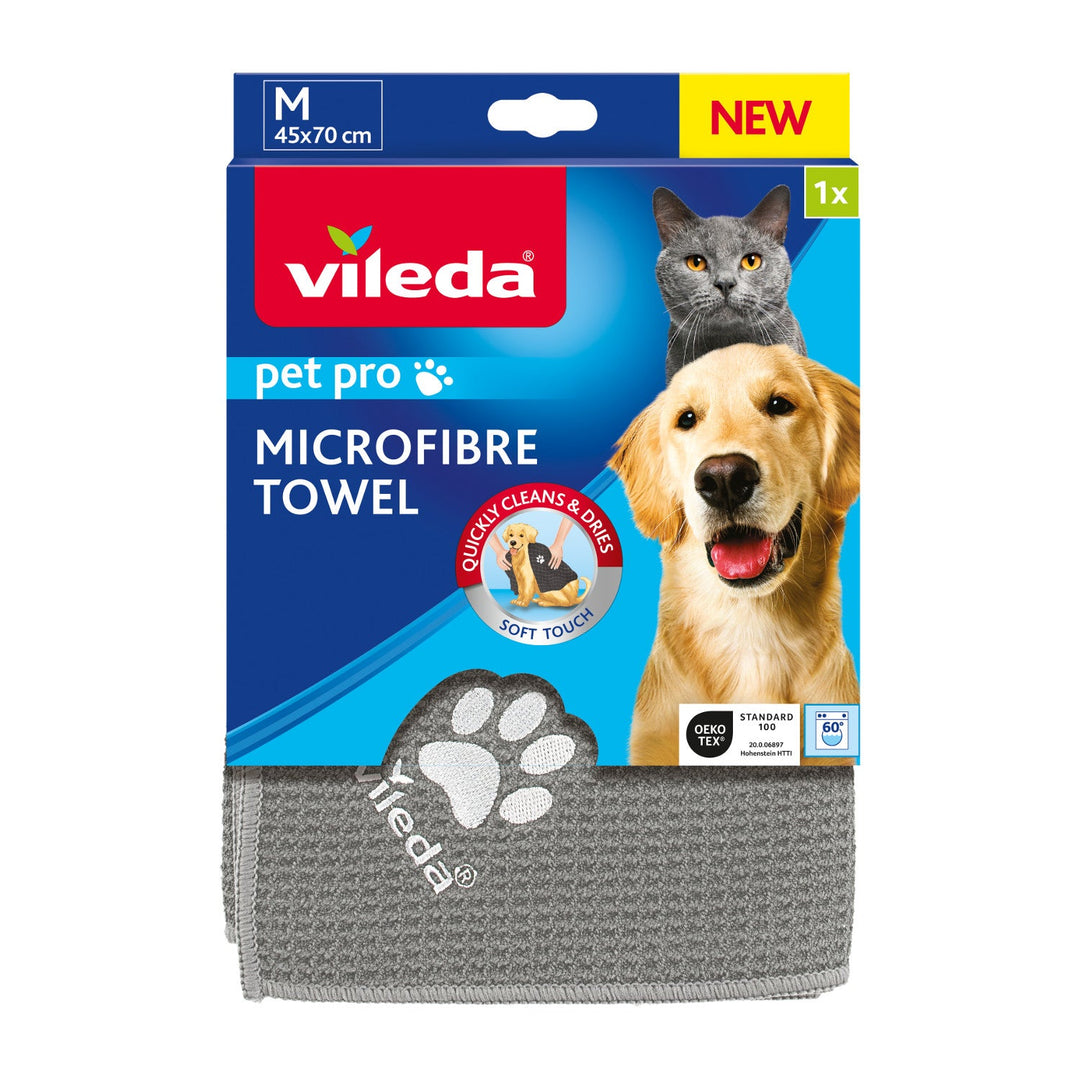 Vileda ručnik za kućne ljubimce, mikrovlakno, veličina M, Pet Pro