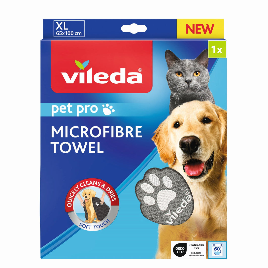 Vileda ručnik za kućne ljubimce, mikrovlakna, veličina XL, Pet Pro