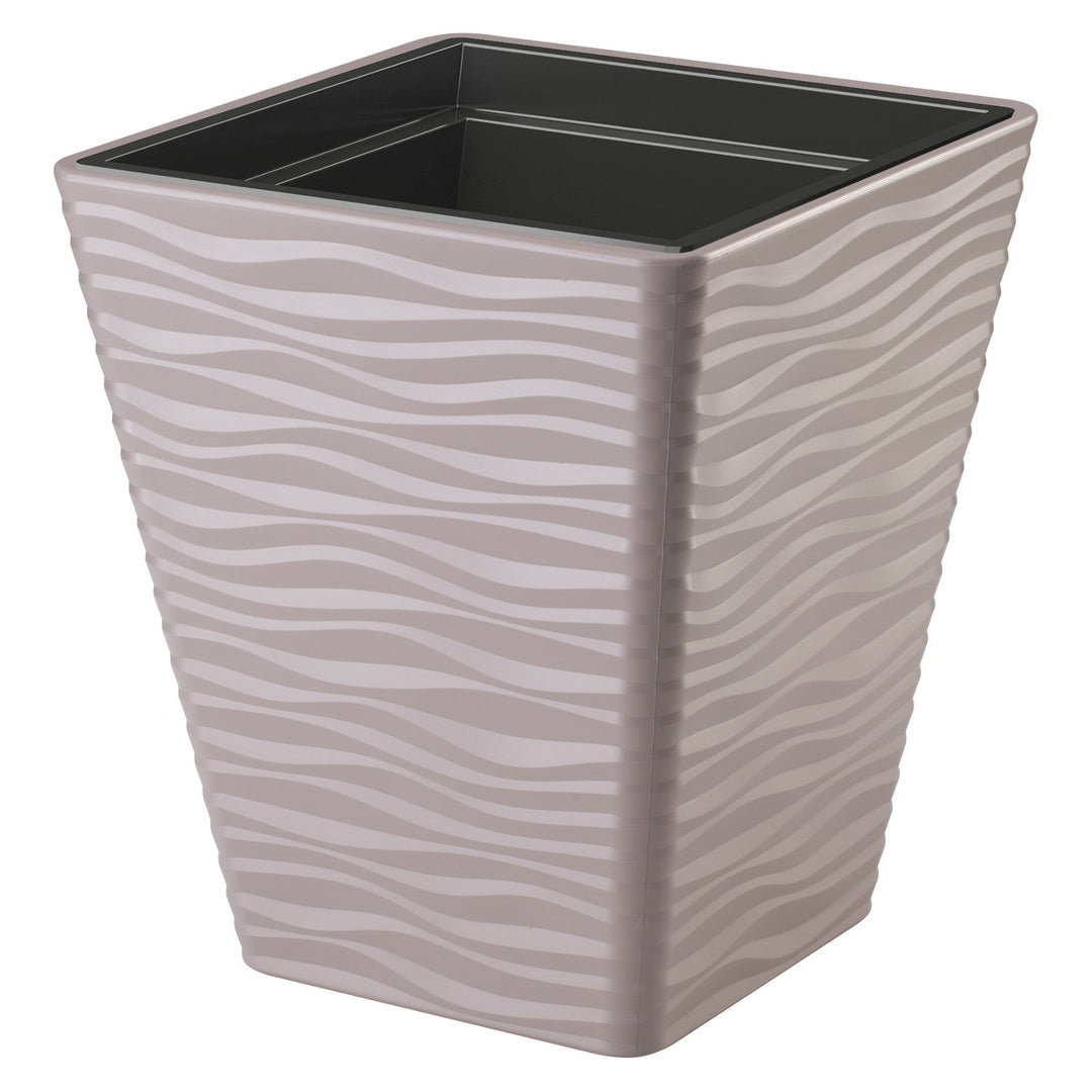 Form-plastični poklopac, otporan na mraz, s umetkom, sivo-bež, Sahara Dunes, četvrtasti 40