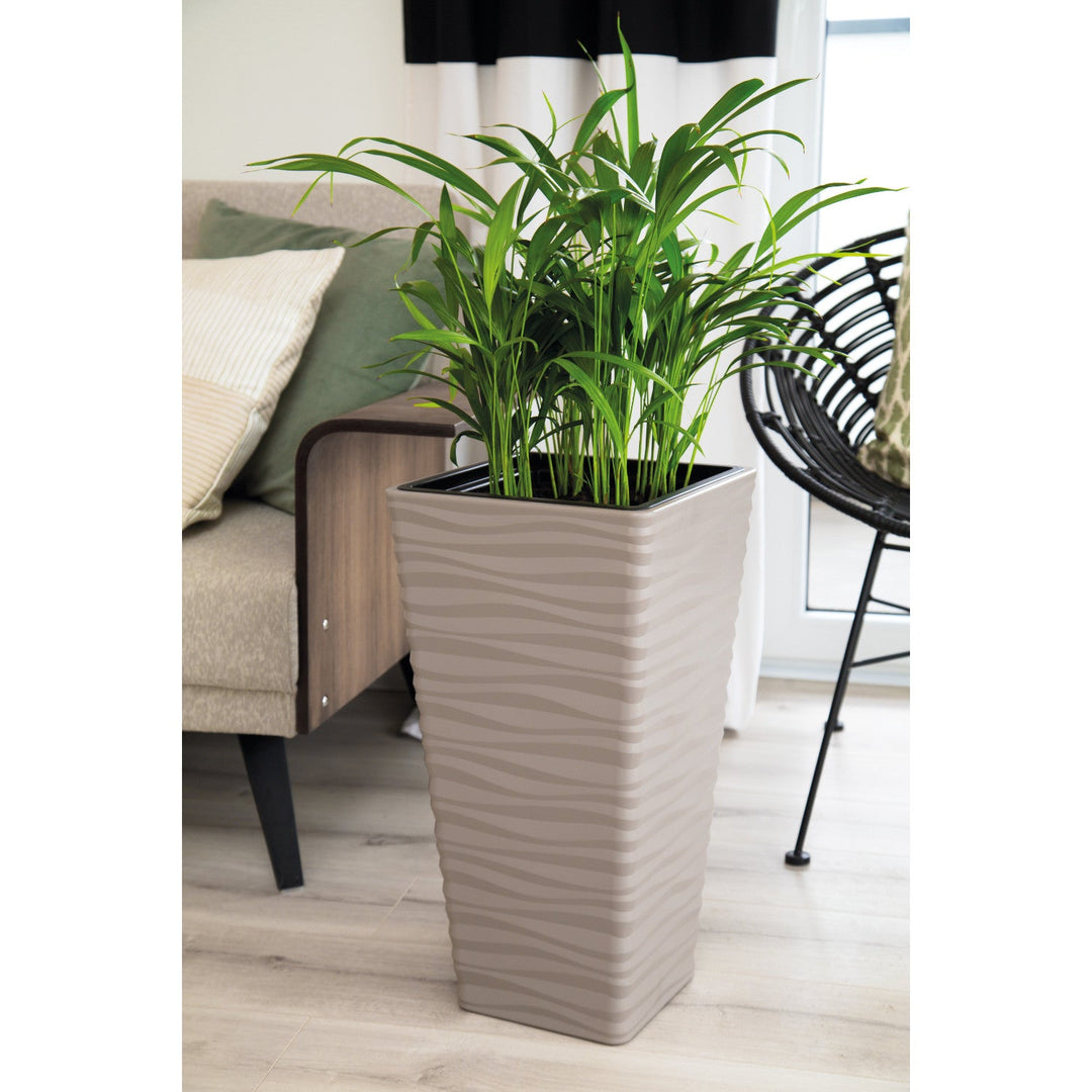 Plastično kućište, otporno na mraz, s umetkom, sivo-bež, Sahara Dunes Slim četvrtasto 35