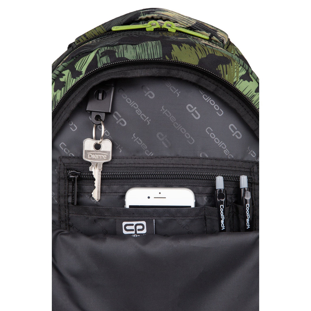 Coolpack ruksak za mlade, 3 pretinca, oblikovan leđni dio, Jerry Adventure Park
