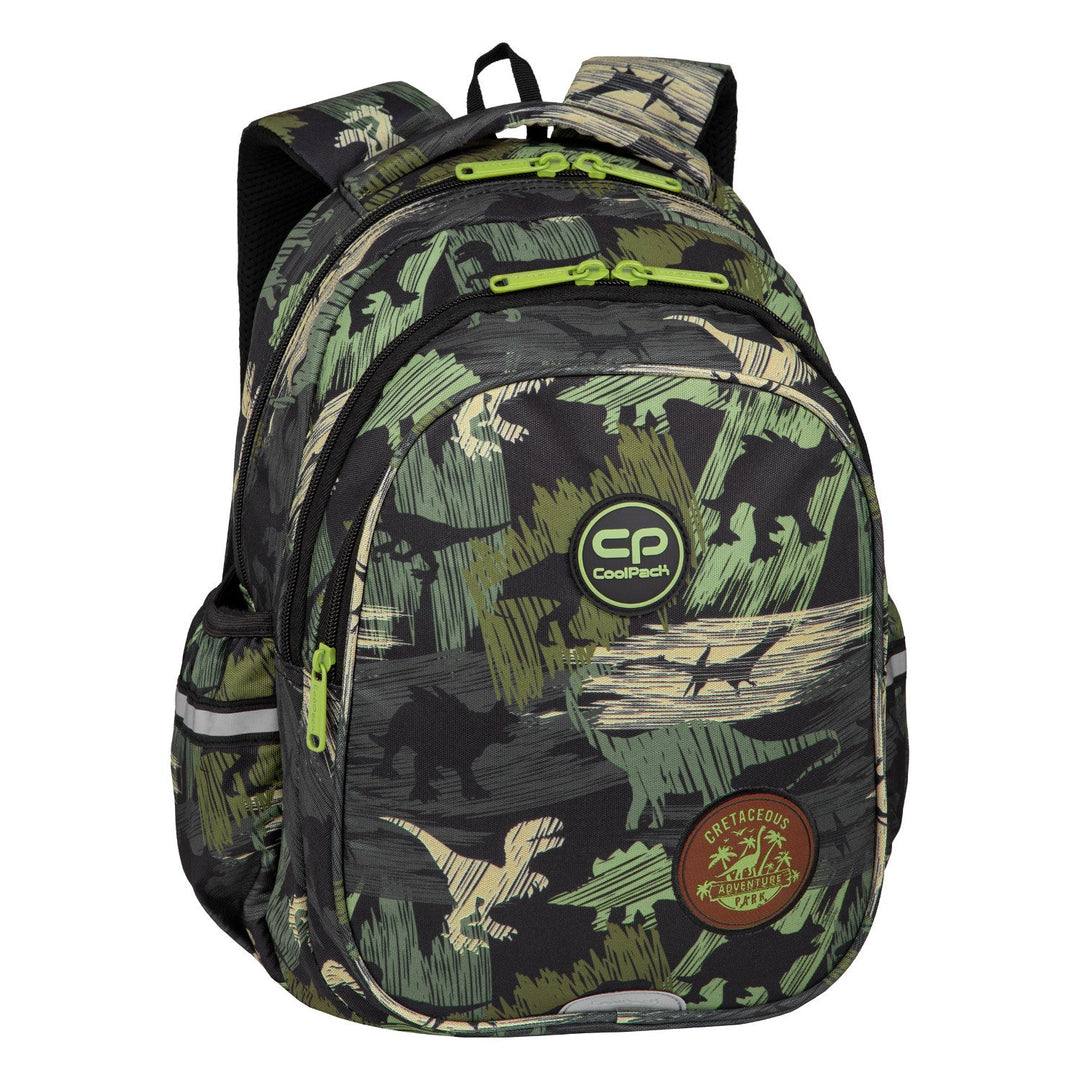 Coolpack ruksak za mlade, 3 pretinca, oblikovan leđni dio, Jerry Adventure Park