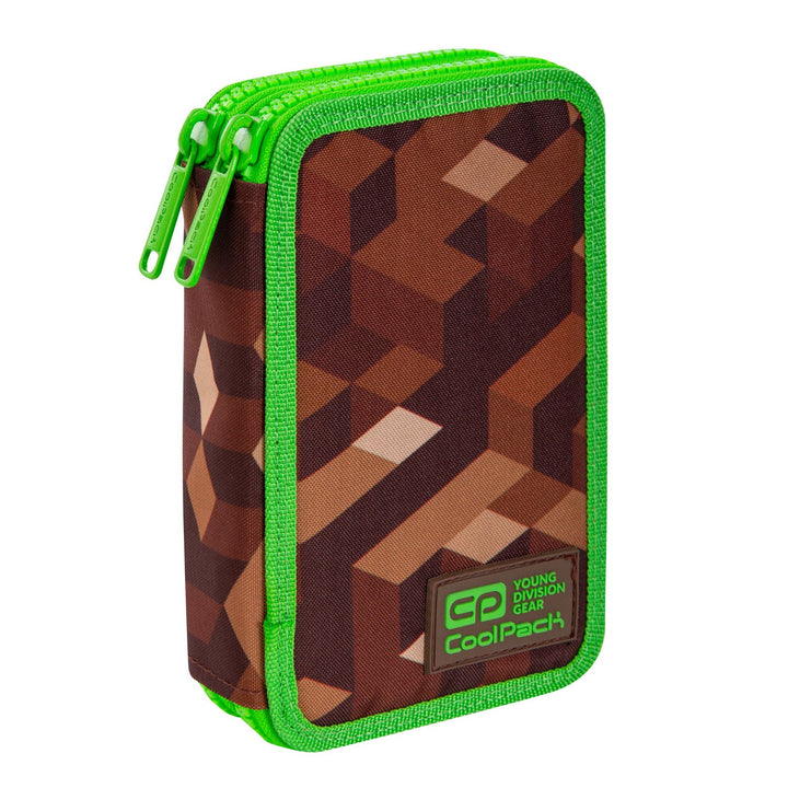 CoolPack City Jungle futrola za olovke s dodacima, čvrsta, prostrana C66199/F
