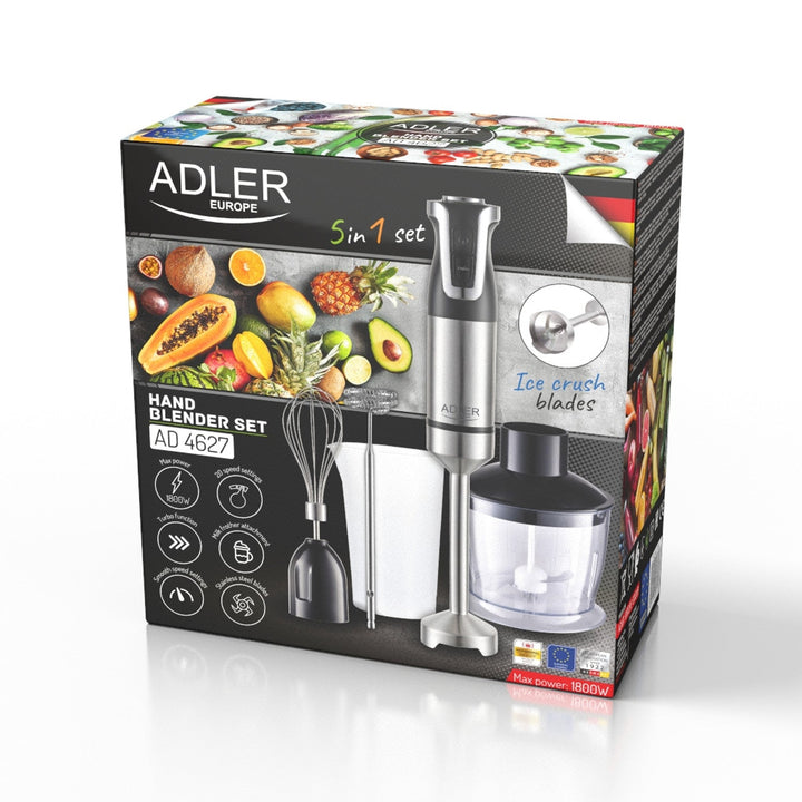 Adler ručni blender, 20 brzina, 1800 W, Turbo funkcija, AD 4627
