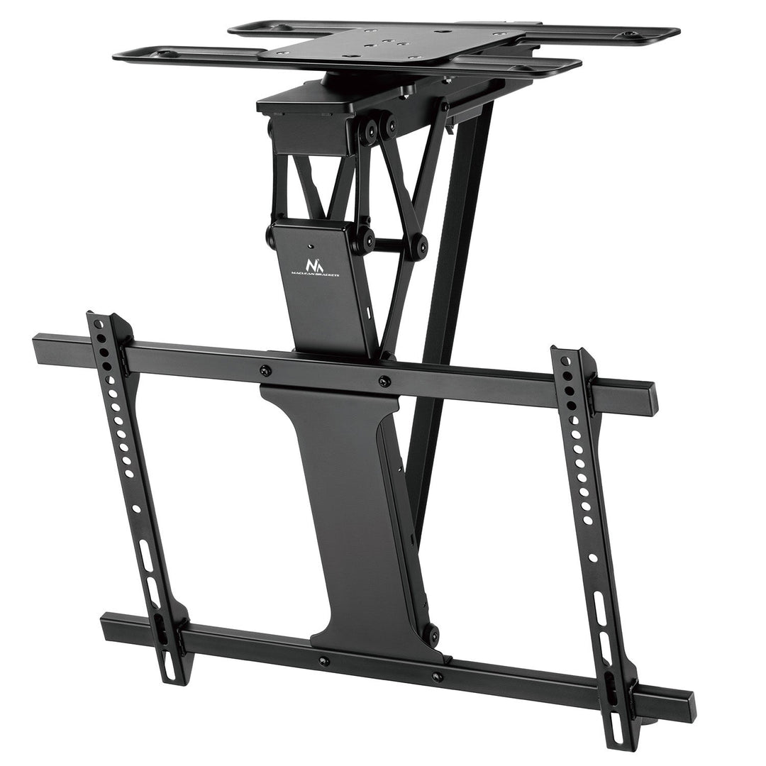 Maclean električni stropni nosač za TV, podrška za TUYA, max. VESA 600×400, 90° rotacija, daljinski upravljač, 32"–75", 35 kg, MC-490