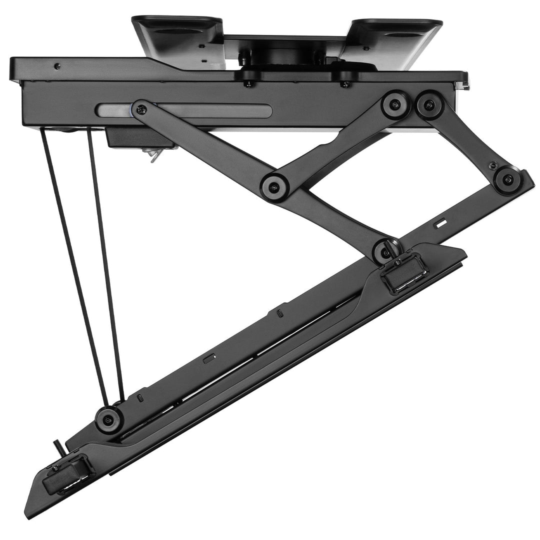 Maclean električni stropni nosač za TV, podrška za TUYA, max. VESA 600×400, 90° rotacija, daljinski upravljač, 32"–75", 35 kg, MC-490