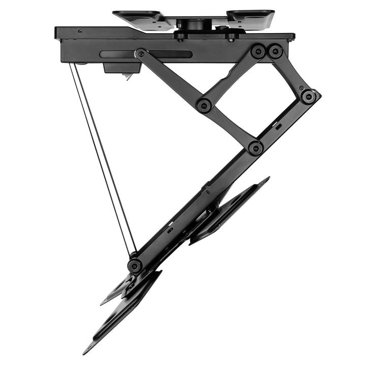 Maclean električni stropni nosač za TV, podrška za TUYA, max. VESA 600×400, 90° rotacija, daljinski upravljač, 23"–65", 30 kg, MC-491