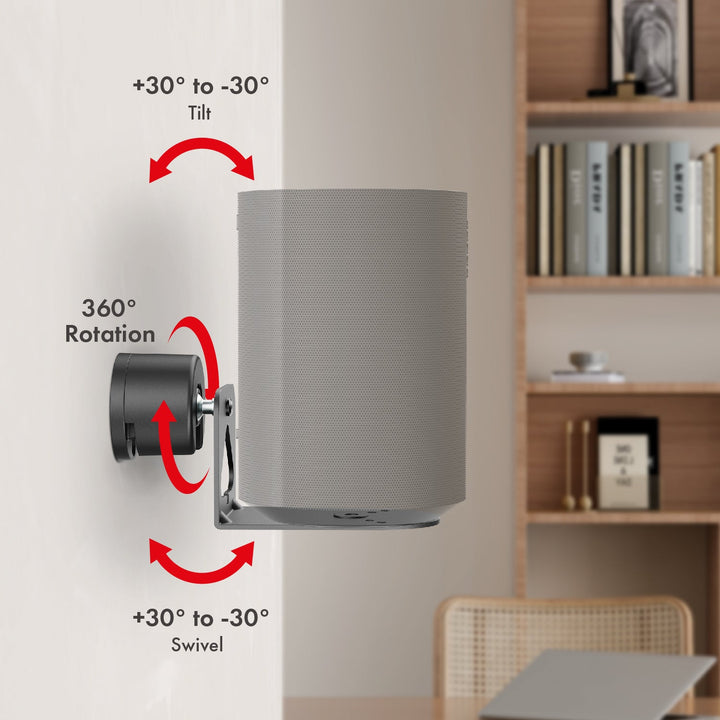 Zidni nosač za Sonos Maclean, Sonos Era 100 i 300 zvučnike, MC-495, 2 komada