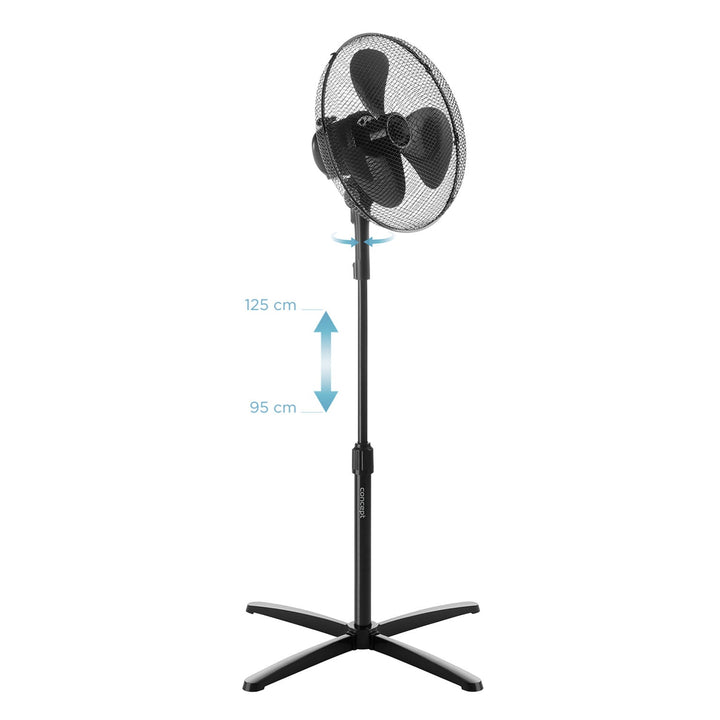 Concept stolni ventilator, stojeći, 40 W, 3 brzine, crni, VS5050
