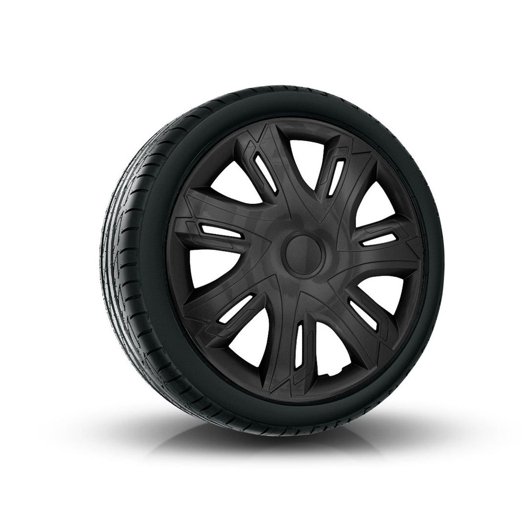Univerzalni poklopac felge 15" NRM N-Power mat crni, jednodijelni