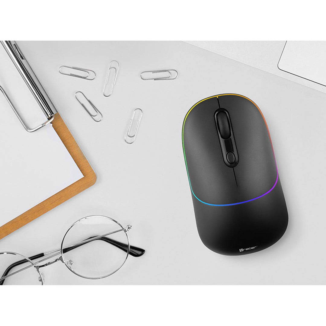 Tracer bežični miš, baterija od 650 mAh, RGB pozadinsko osvjetljenje, Ratero
