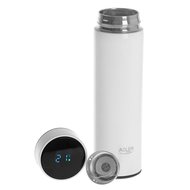 Adler termo boca, LED zaslon osjetljiv na dodir, kapacitet 473 ml, bijela, AD 4506