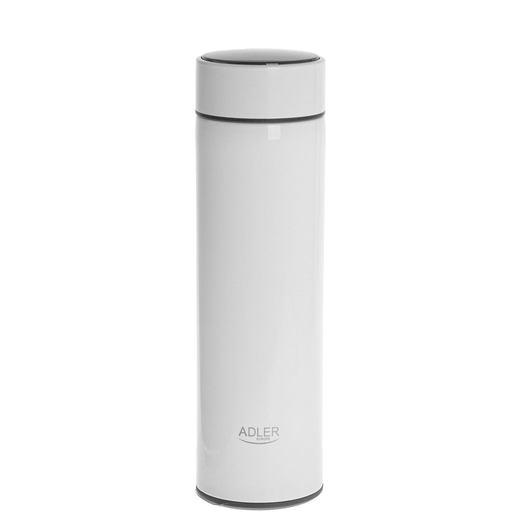 Adler termo boca, LED zaslon osjetljiv na dodir, kapacitet 473 ml, bijela, AD 4506