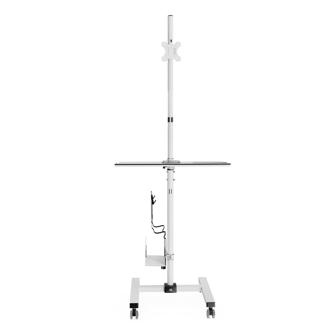 Maclean profesionalni stalak na kolicima, mobilna računalna stanica na kotačima, max. 17"-32", max. 20 kg, MC-793