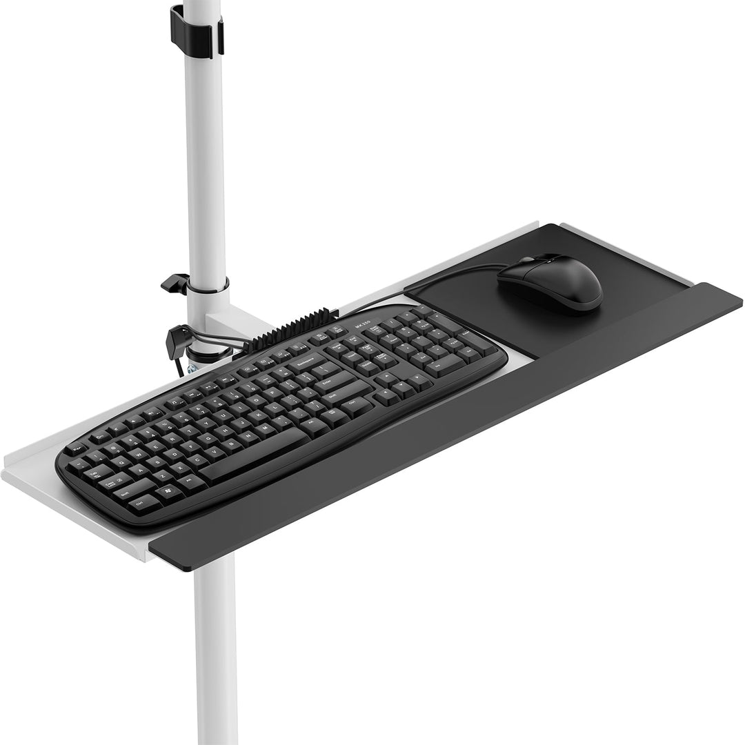 Maclean profesionalni stalak na kolicima, mobilna računalna stanica na kotačima, max. 17"-32", max. 20 kg, MC-793