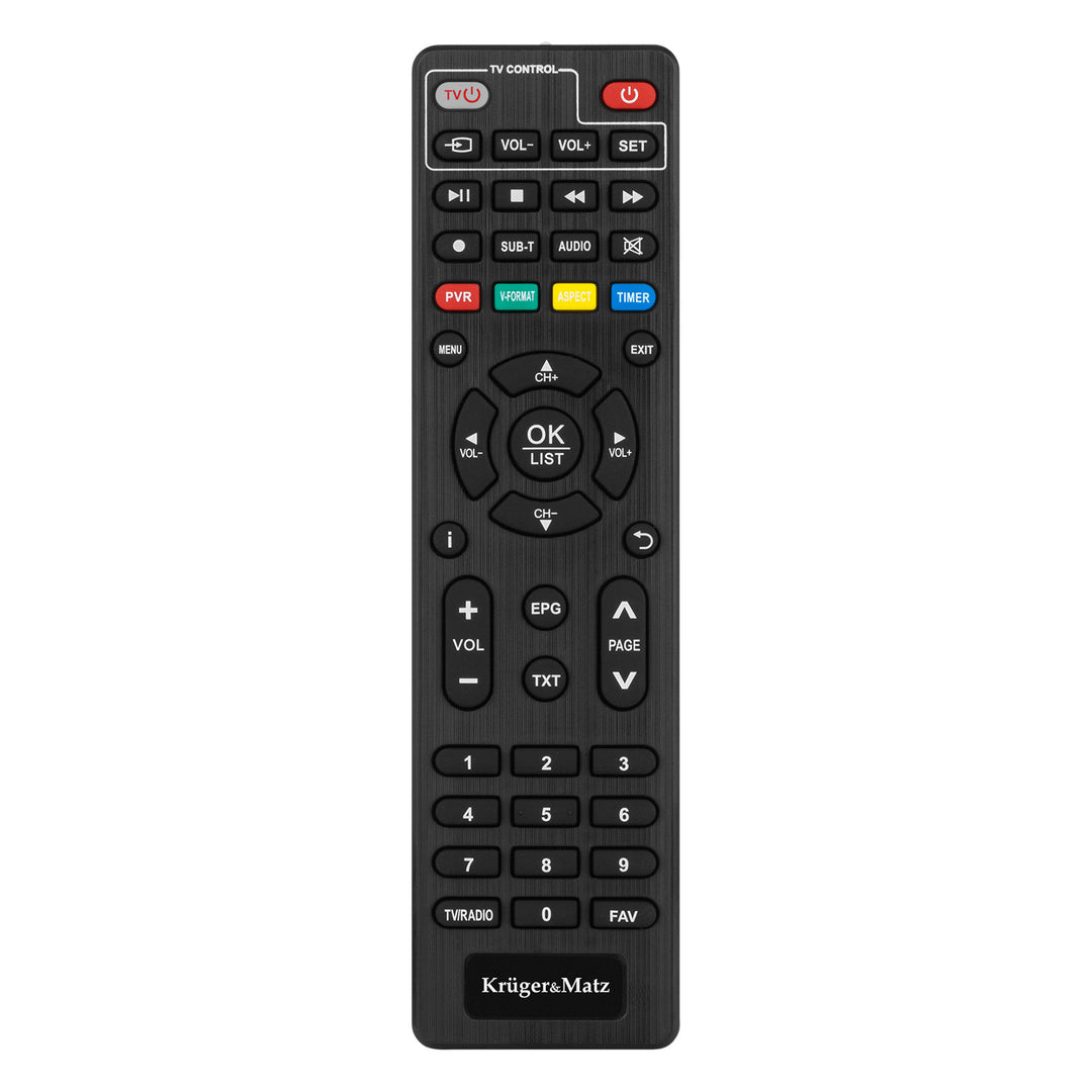 KM0550D DVB-T2 tuner i dekoder s H.265 HEVC, EPG, PVR i Timeshift – Kruger&amp;Matz