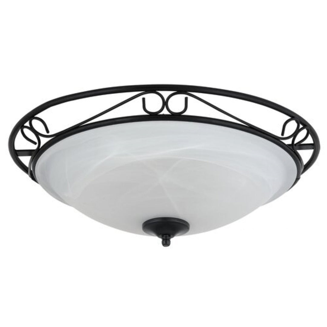 Stropna lampa Rabalux, 3xE27, metal, crna, Atena