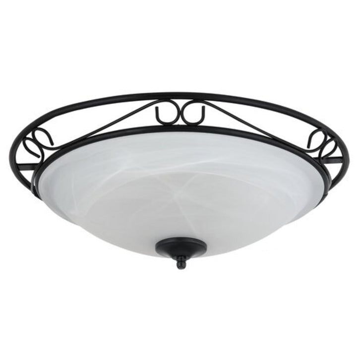 Stropna lampa Rabalux, 3xE27, metal, crna, Atena