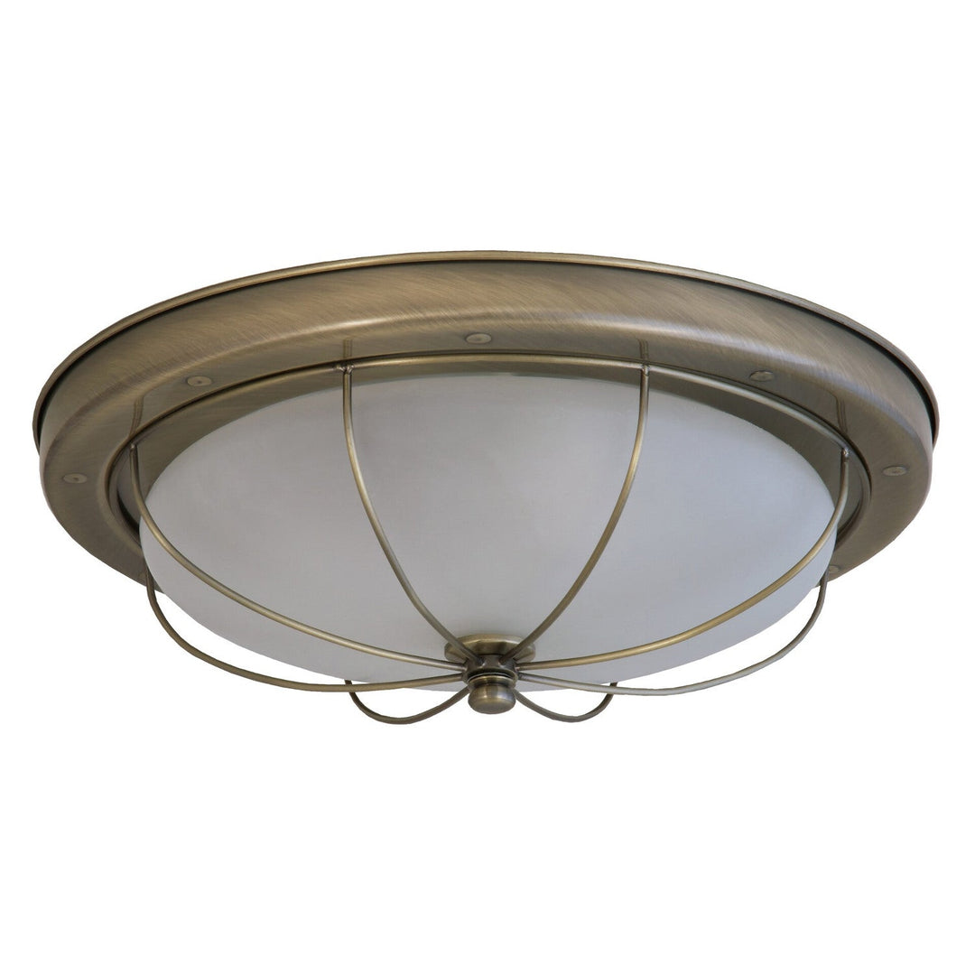 Stropna lampa Rabalux, 2xE27, smeđa, promjer 36 cm, Sudan