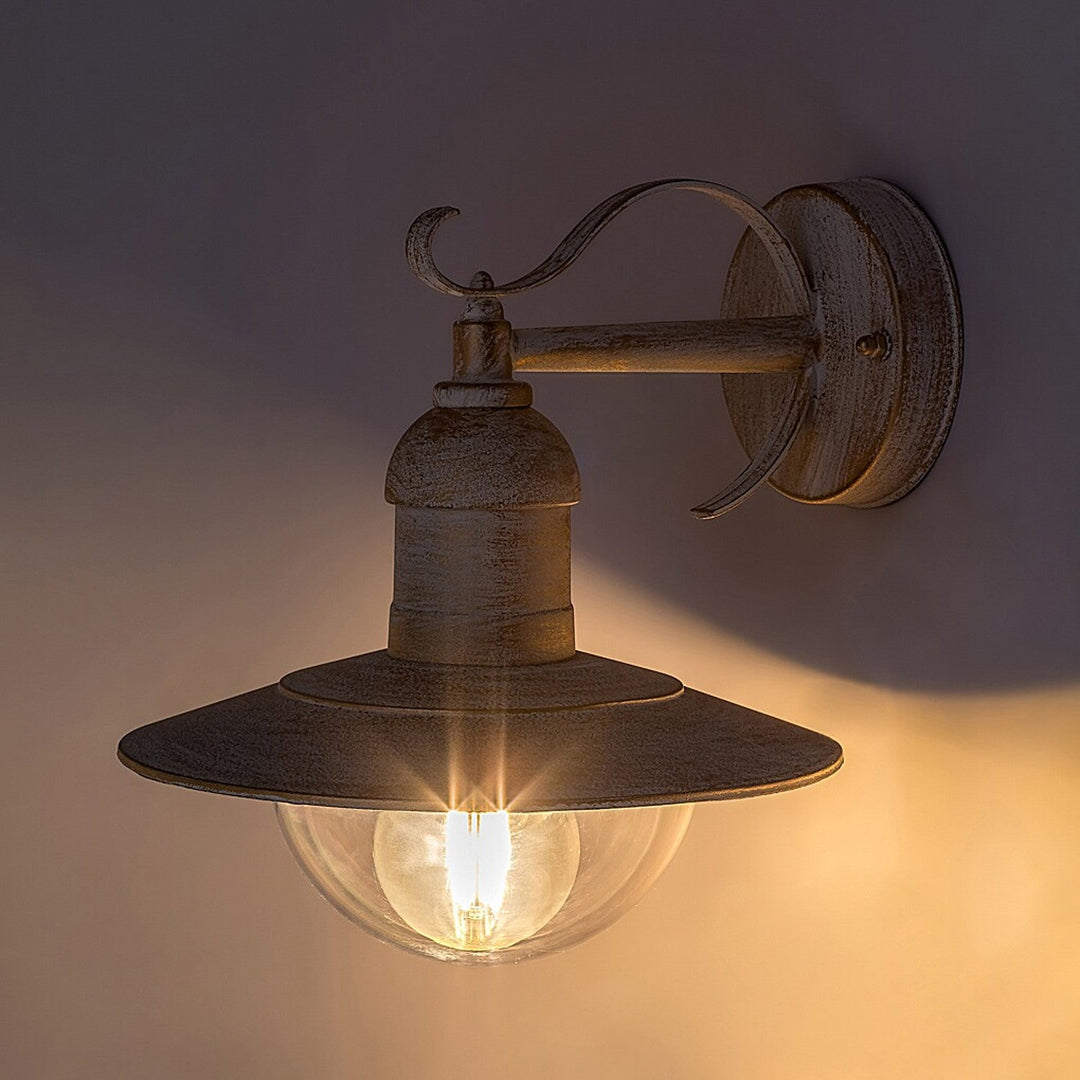 Rabalux zidna svjetiljka, za vanjsku upotrebu, IP44, E27, max. 60 W, antikno bijela, Oslo