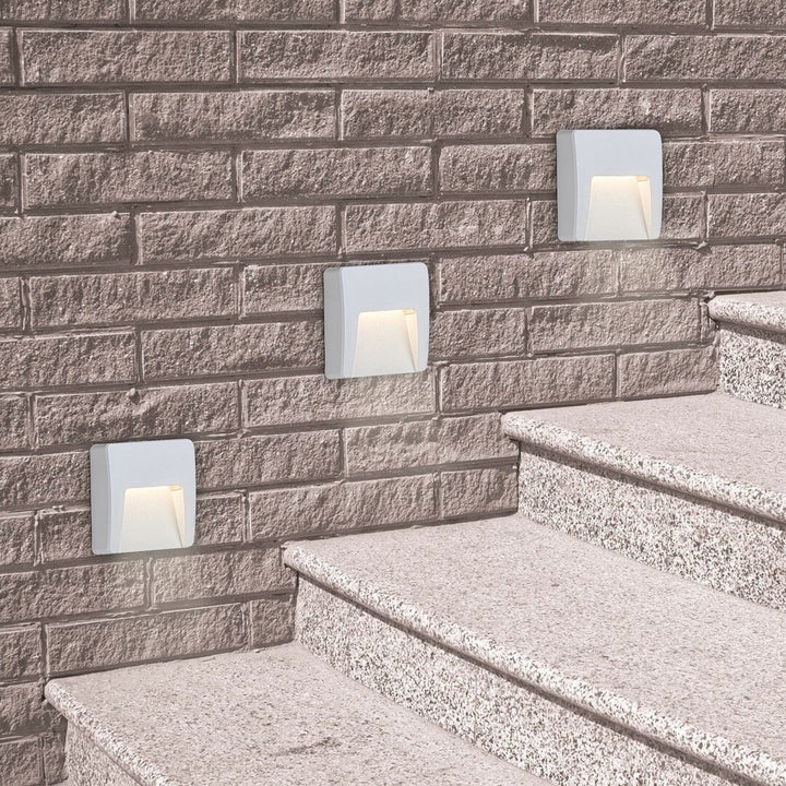 Rabalux zidna svjetiljka, za vanjsku upotrebu, IP65, 3W LED, bijela, Trento