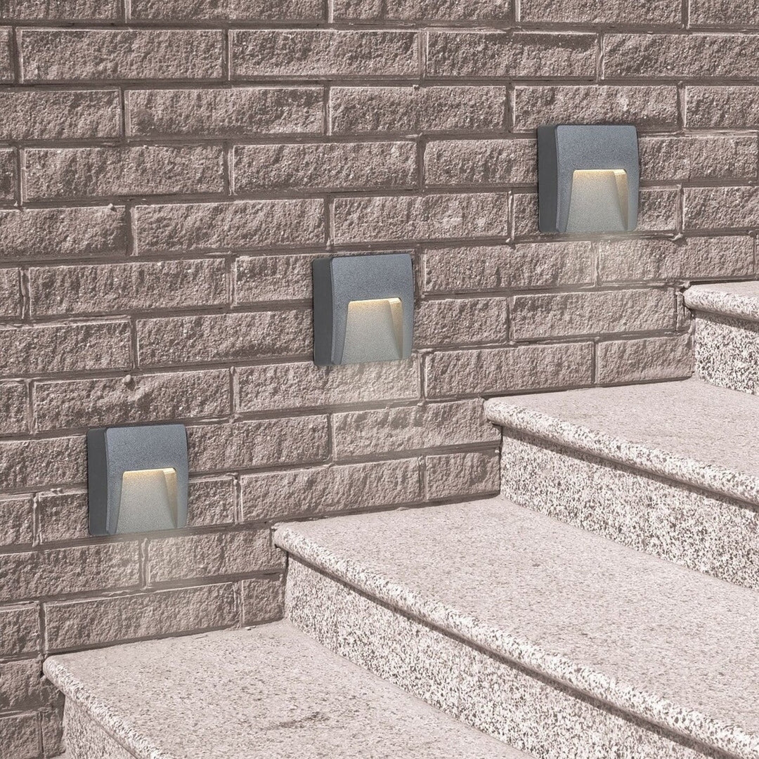 Rabalux zidna svjetiljka, za vanjsku upotrebu, IP65, 3W LED, antracit, Trento