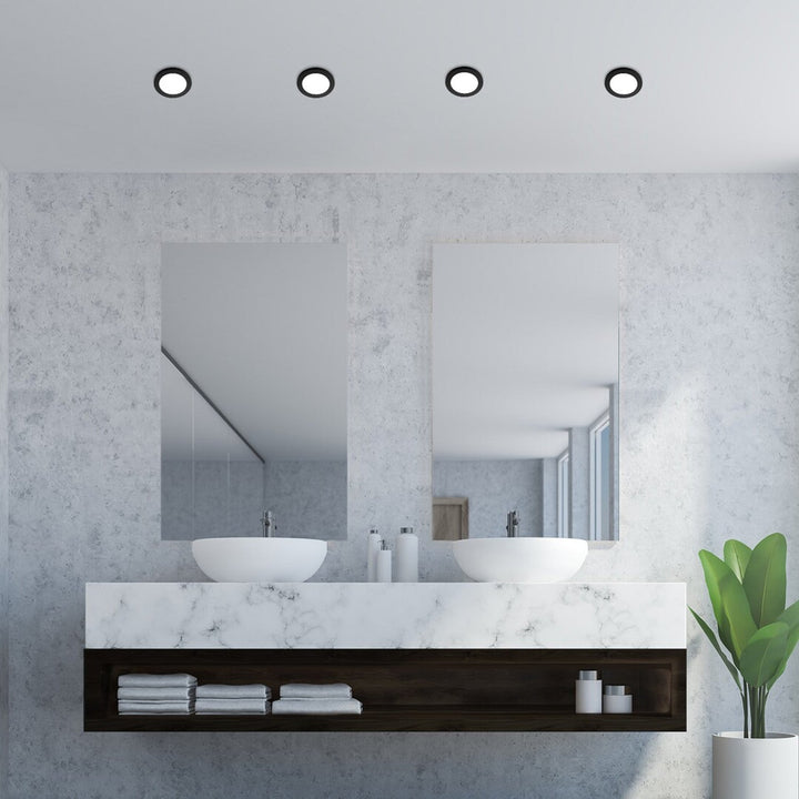 Rabalux površinska lampa, 3W LED, IP44, crna, Coco