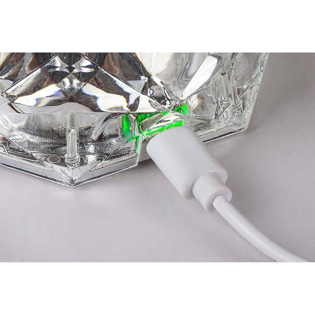 Rabaux dekorativna lampa, kristal, 1,5 W LED, RGB, Siggy