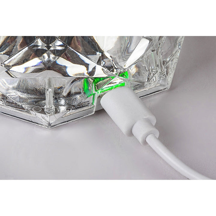 Rabaux dekorativna lampa, kristal, 1,5 W LED, RGB, Siggy