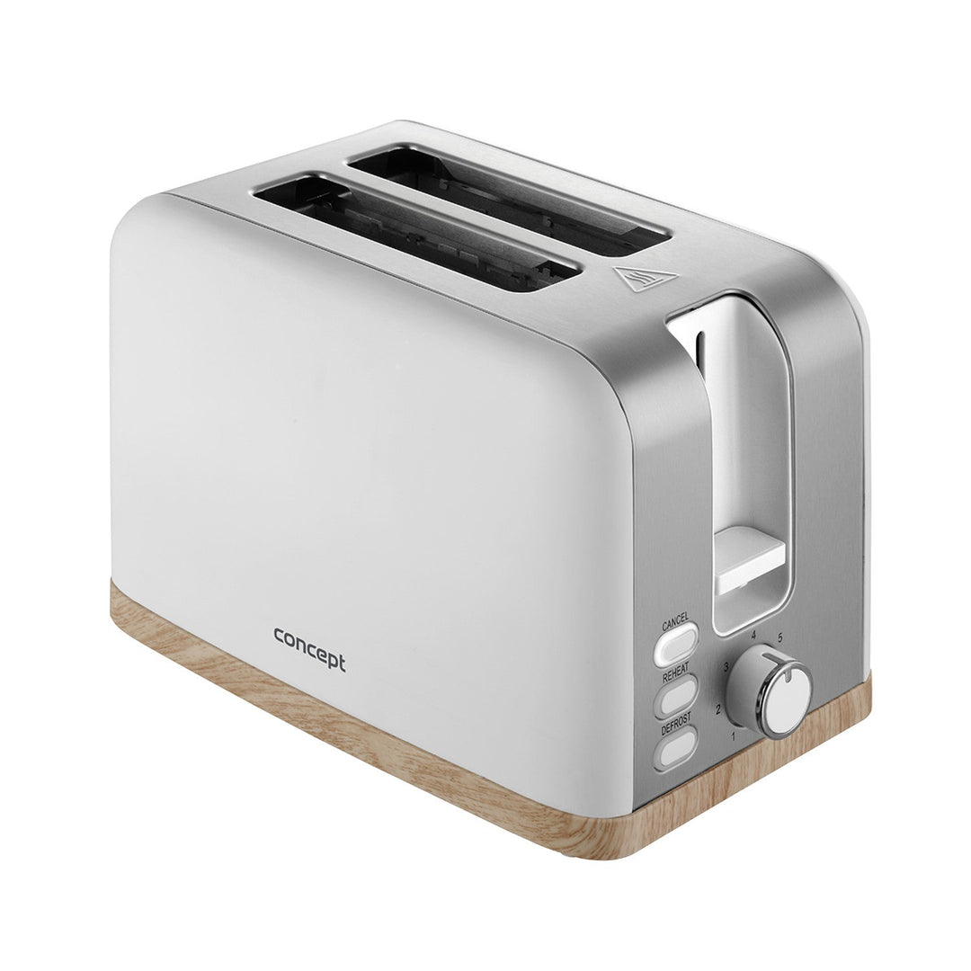 Koncept električni toster, 930 W, 7 razina prepečenja, bijela, TE2015