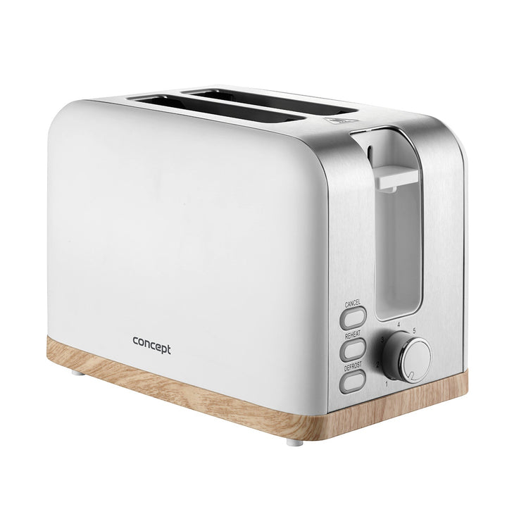 Koncept električni toster, 930 W, 7 razina prepečenja, bijela, TE2015