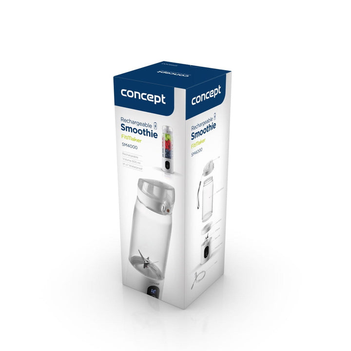 Concept personalni blender, 600 ml, Li-Ion baterija, bijela, FitMaker SM4000