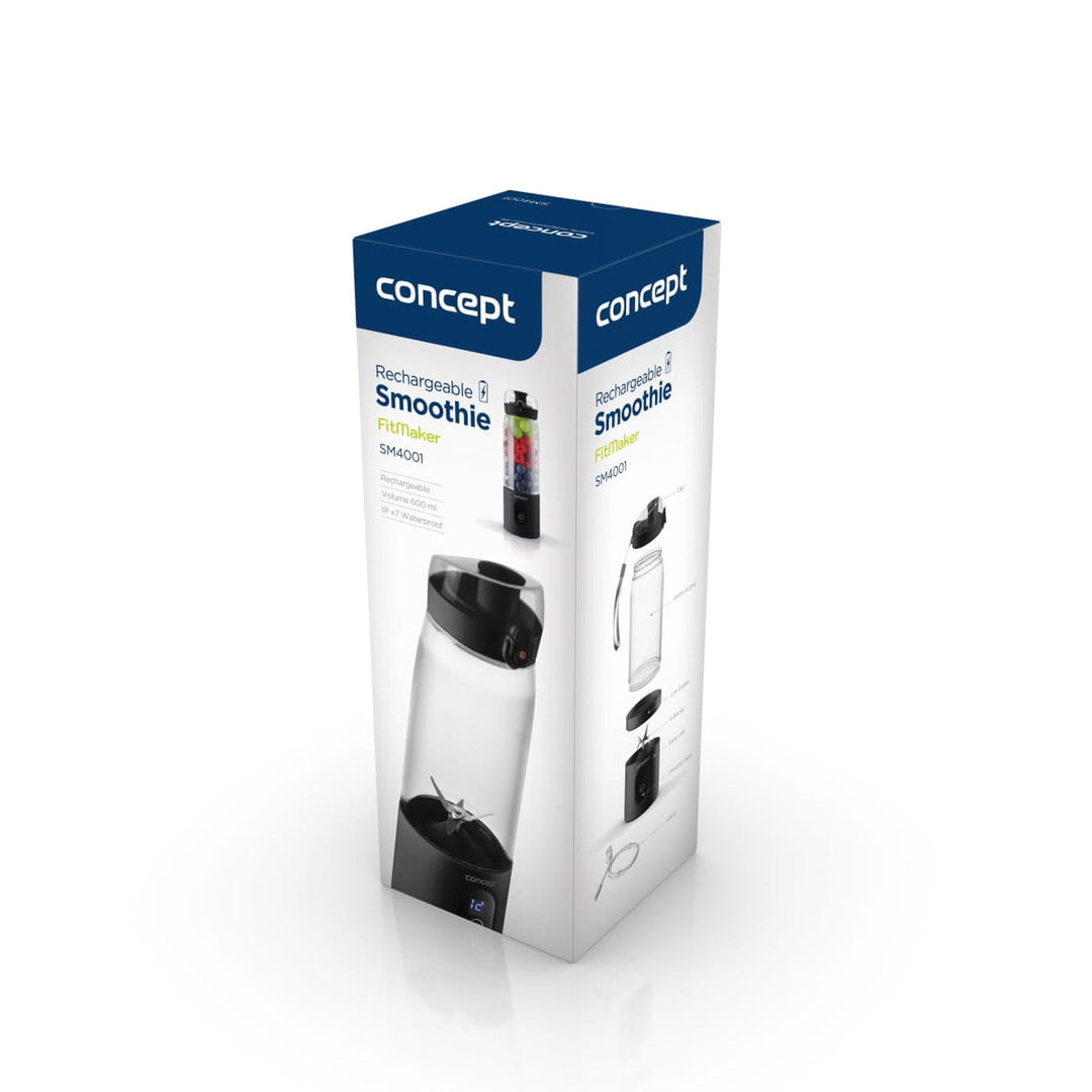 Concept personalni blender, 600 ml, Li-Ion baterija, crna, FitMaker SM4001