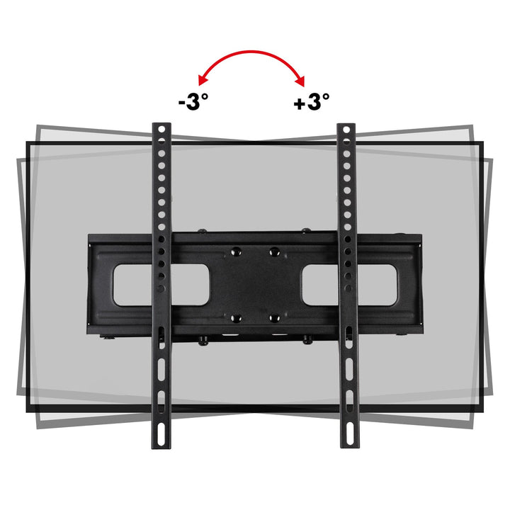 Maclean TV nosač, max. VESA 400x400, 32-75", 50 kg, podešavanje kuteva u vertikalnom i horizontalnom smjeru, profil 80-380 mm, crna, MC-788