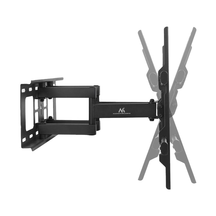 Maclean TV nosač, max. VESA 600x400, 32-85", 60 kg, podešavanje kuteva u vertikalnom i horizontalnom smjeru, profil 65-390 mm, crna, MC-789