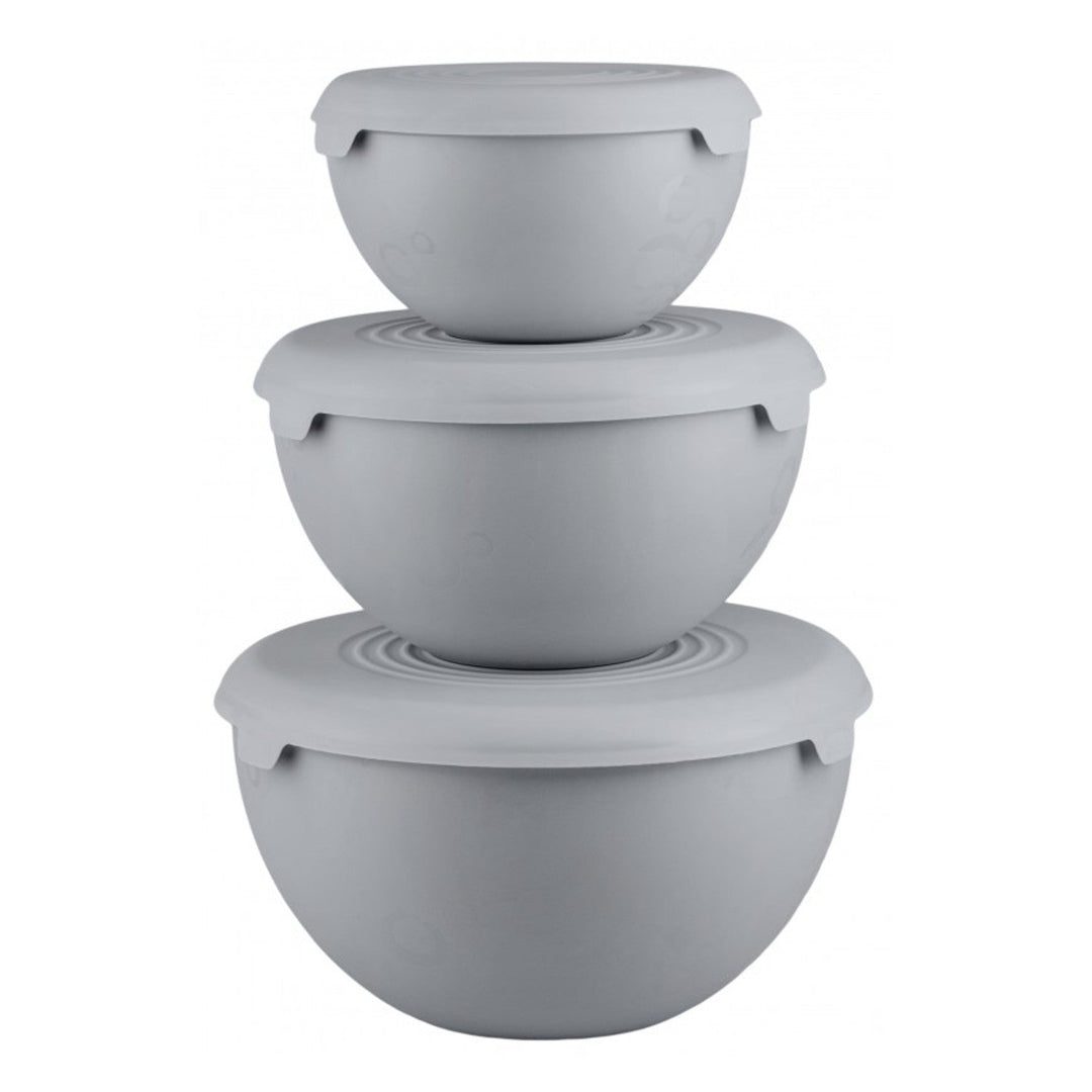 Praktik set zdjela, plastika, 1,5 l, 3 l, 6 l, siva, 10031290