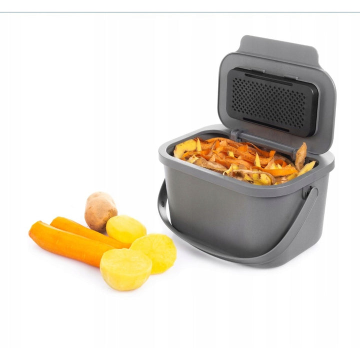 Kanta za organski otpad, zapremina 4,5 litre, siva, Mini Bini