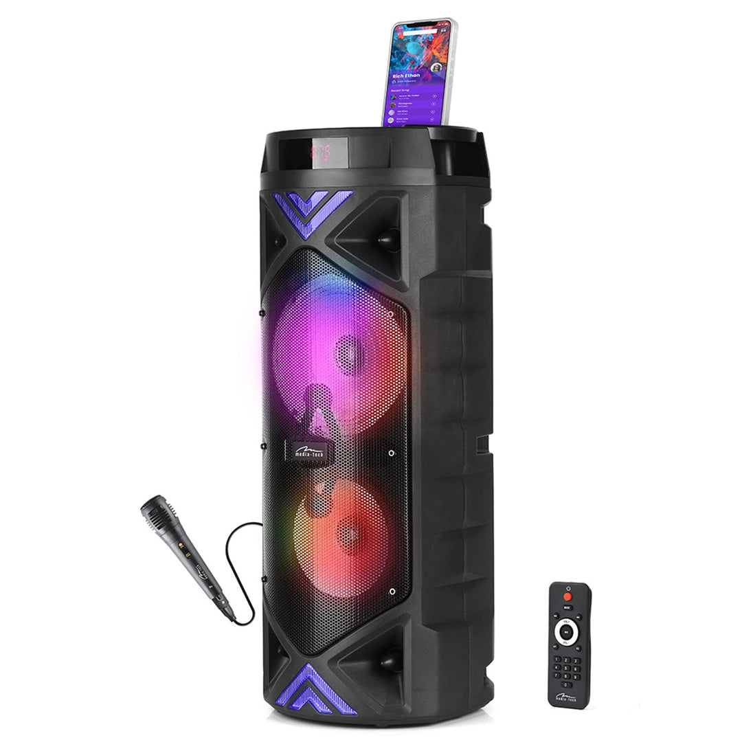 Media-Tech prijenosni zvučnik, karaoke, Bluetooth 5.0, 1400W, MT3182