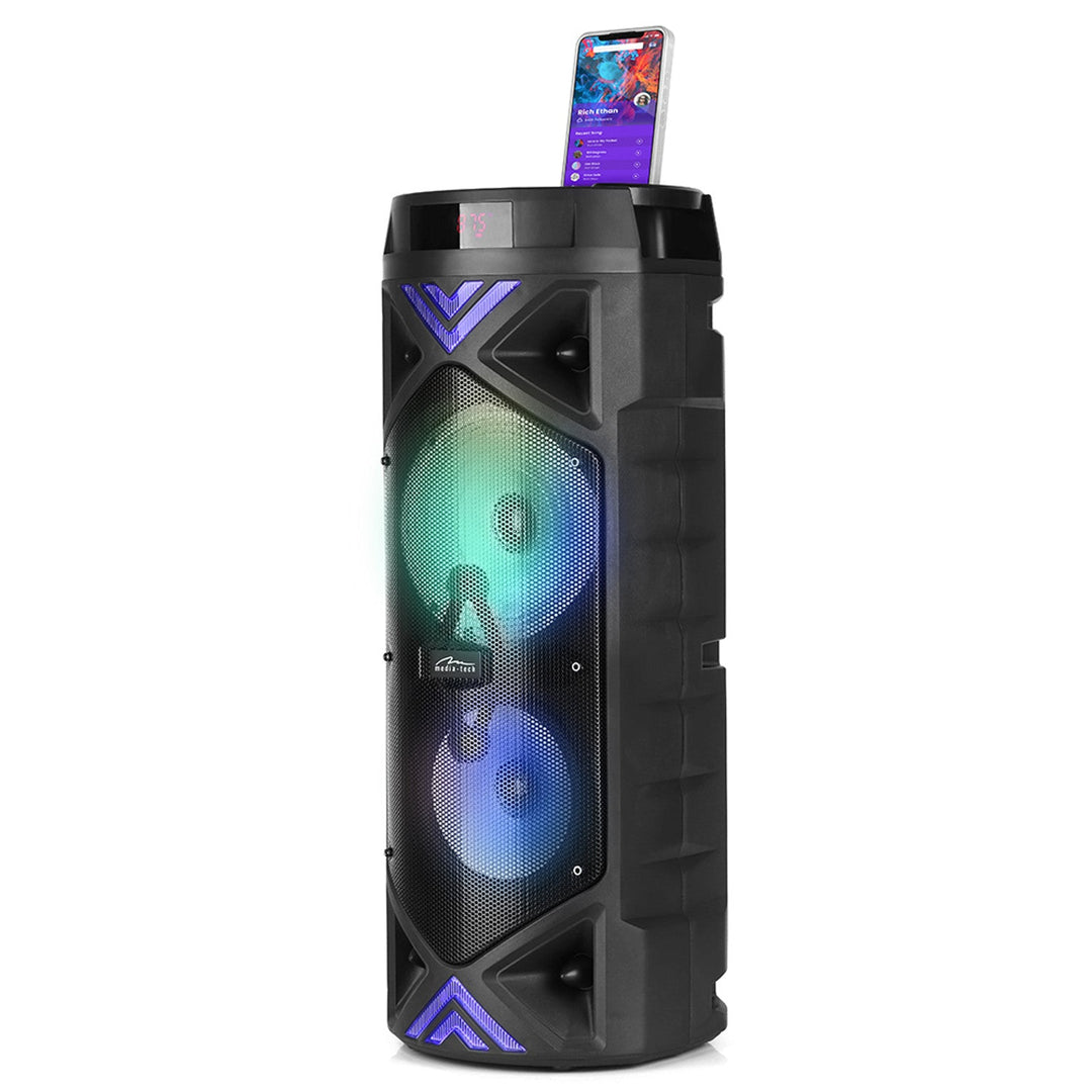 Media-Tech prijenosni zvučnik, karaoke, Bluetooth 5.0, 1400W, MT3182