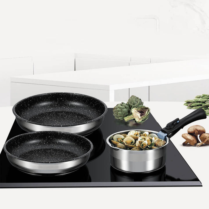 Maestro set, 2 tave, lonac, odvojiva drška, MR-3529-4