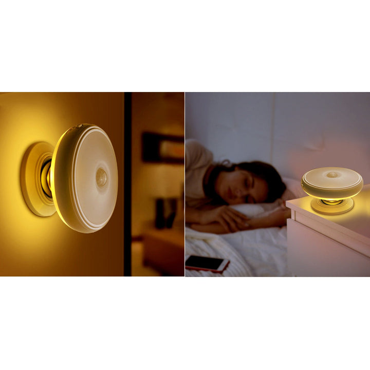 Maclean LED lampa s senzorom pokreta, magnetom, stražnjim osvjetljenjem, načini osvjetljenja: kontinuirano, PIR senzor, 3xAAA, MCE223, 2 komada