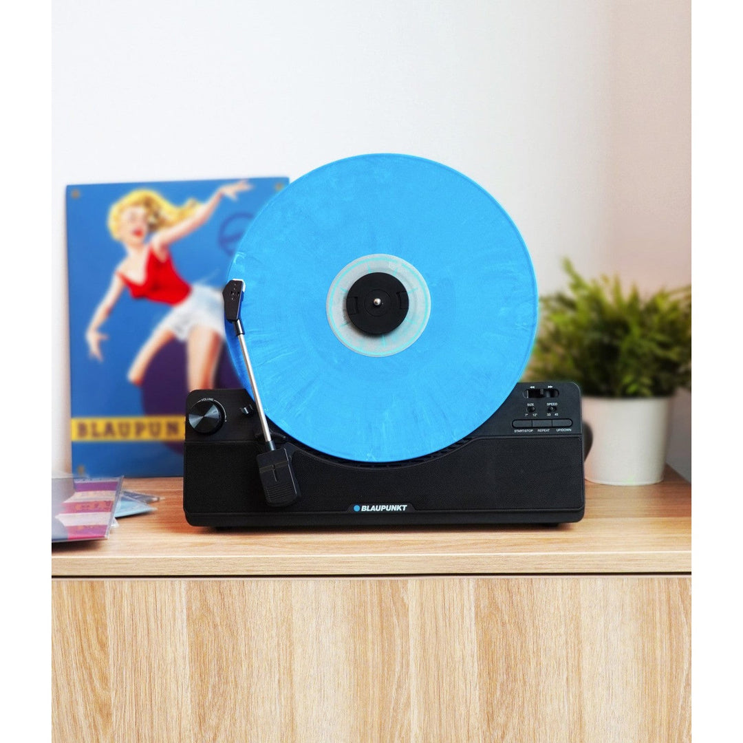 Blaupunkt vertikalni gramofon, Bluetooth, 2x5 W RMS, crna, VT100BK