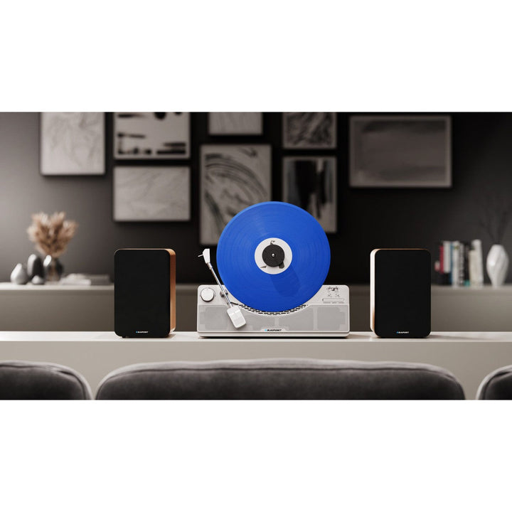 Blaupunkt vertikalni gramofon, Bluetooth, 2x5 W RMS, srebrni, VT100SL