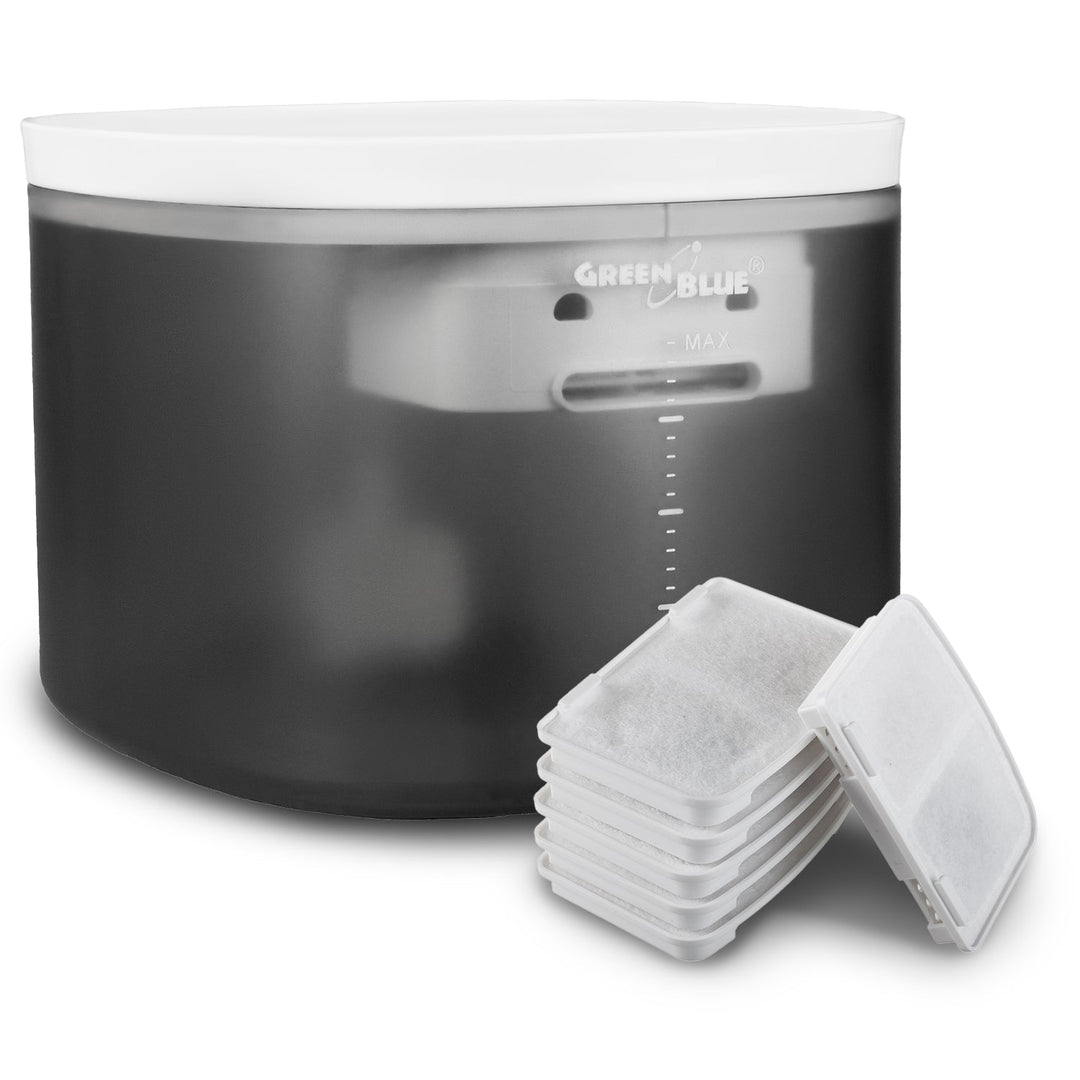 GreenBlue automatski dozator vode/posuda za vodu za kućne ljubimce, 3 L, USB 5 V 1 A, GB392 + 6 rezervnih filtara GB394
