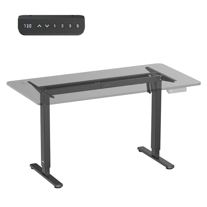 Ergo Office električni stol s podesivom visinom, maksimalna visina 1160 mm, maksimalna težina 80 kg, bez ploče za rad u stojećem/sjedećem položaju, crna, ER-400 B