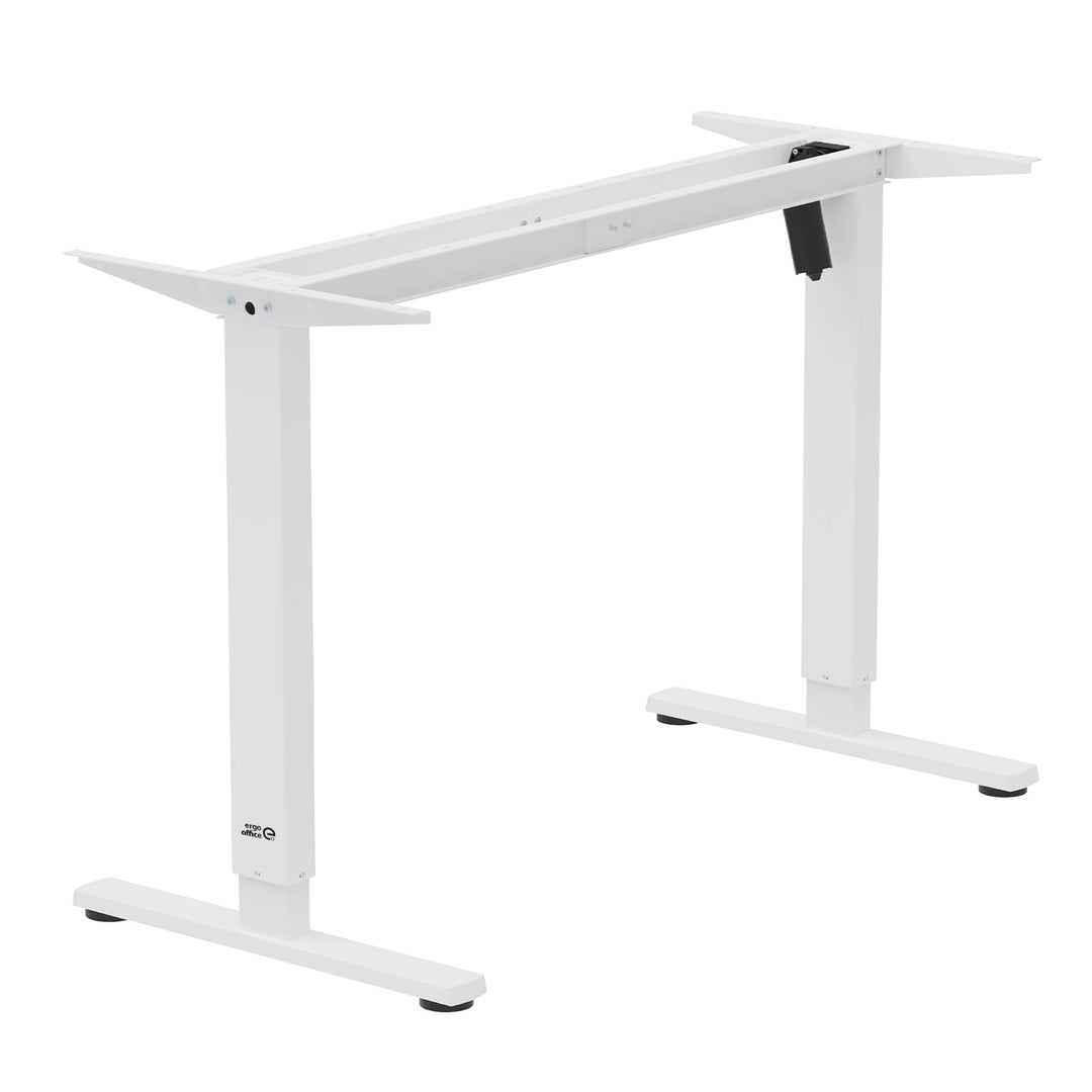 Ergo Office električni stol s podesivom visinom, maksimalna visina 1160 mm, maksimalna težina 80 kg, bez stajaće/sjedeće radne površine, bijela, ER-400 W