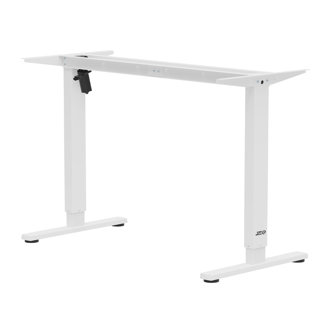 Ergo Office električni stol s podesivom visinom, maksimalna visina 1160 mm, maksimalna težina 80 kg, bez stajaće/sjedeće radne površine, bijela, ER-400 W